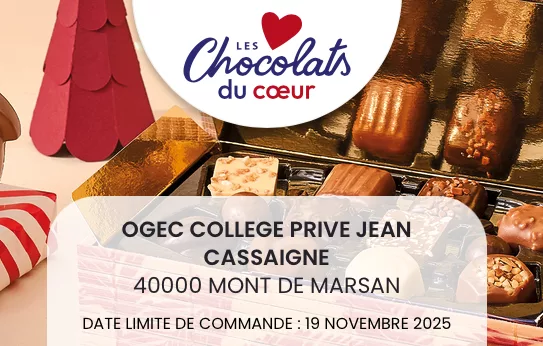Vente de chocolats